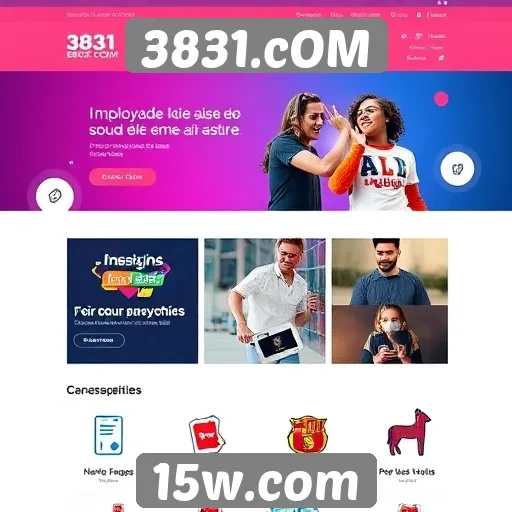 Características inovadoras do site 3831.cOM